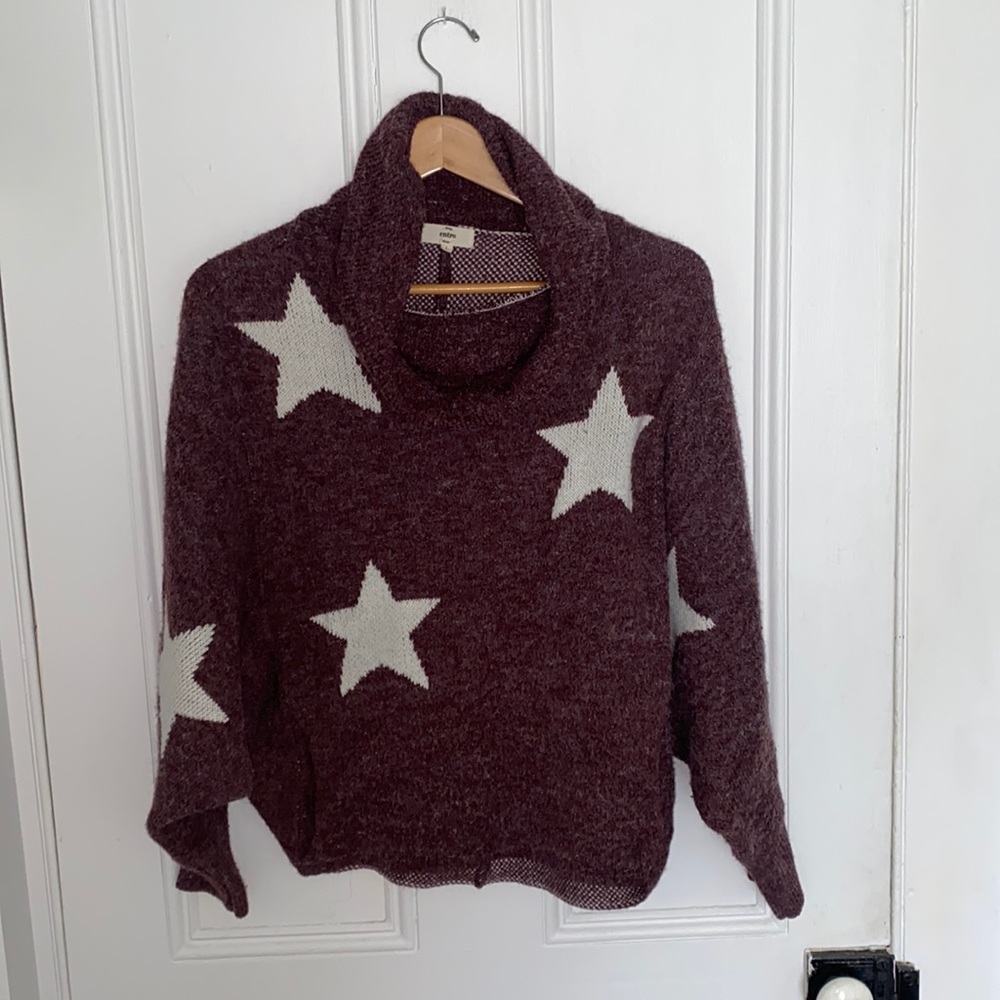 ENTRO Star Print Sweater